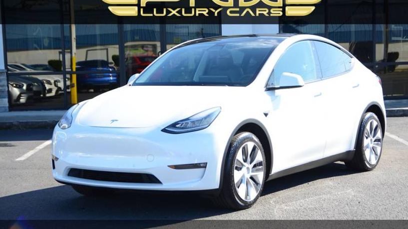 TESLA MODEL Y 2021 5YJYGDEE5MF243319 image